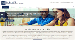 Desktop Screenshot of ajlife.co.uk